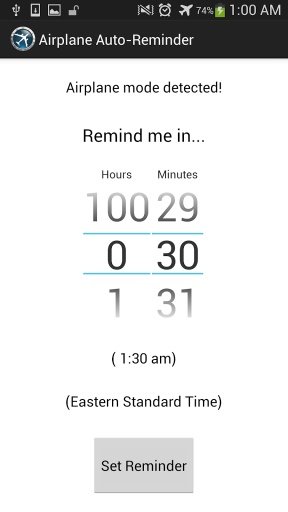Airplane Mode Reminder截图2