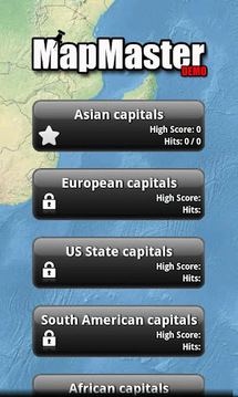 MapMaster DEMO -Geography game截图