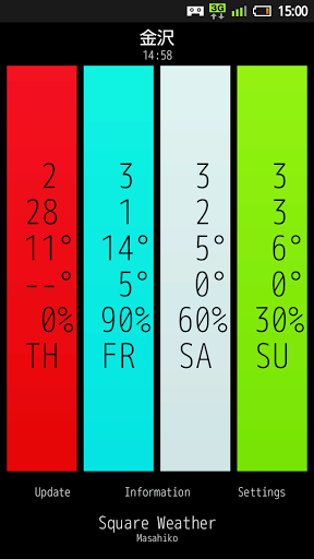 Square Weather (Japanese)截图2