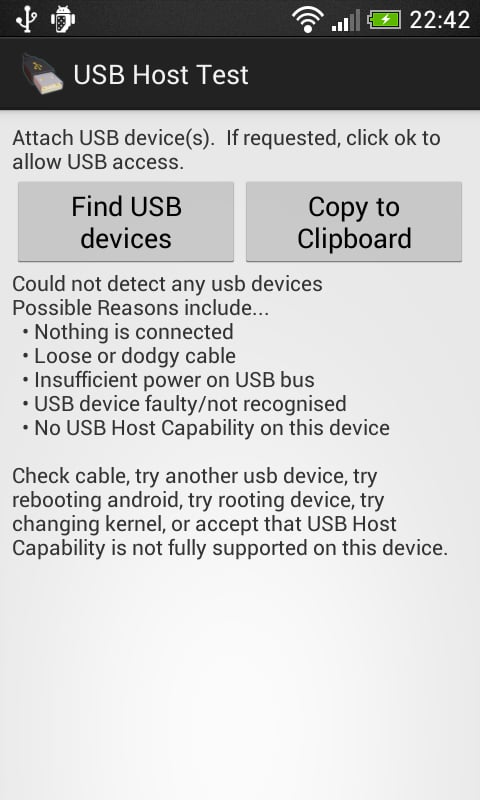 USB Host Test截图1