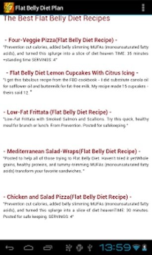 Flat Belly Diet Plan截图5