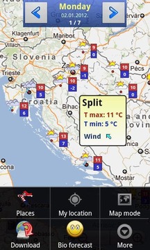 Croatia Weather截图