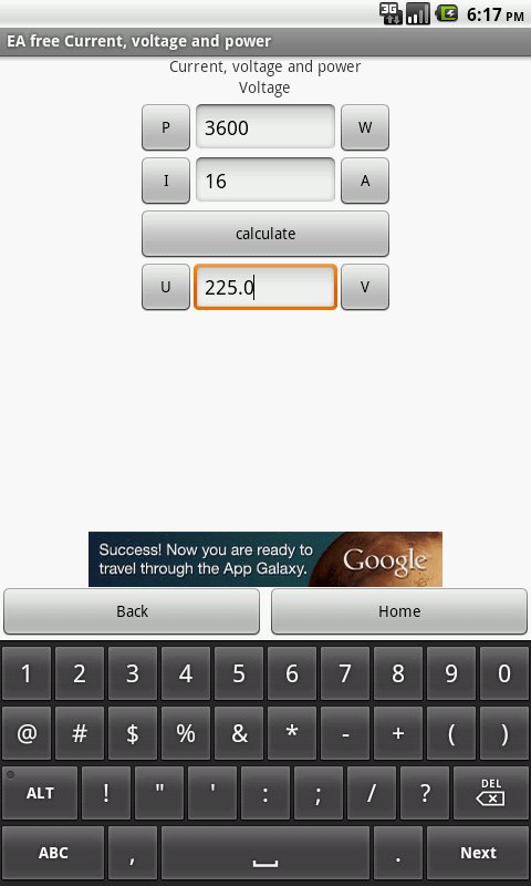 EA free Current voltage power截图2