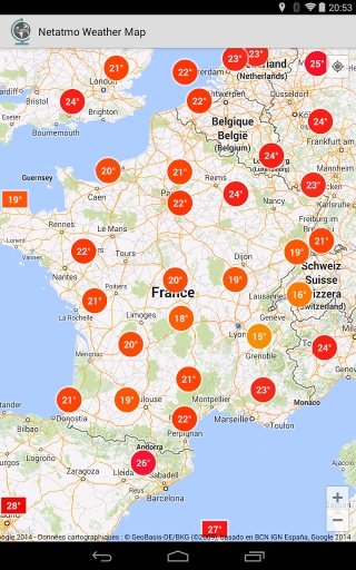 Netatmo Weather Map截图4