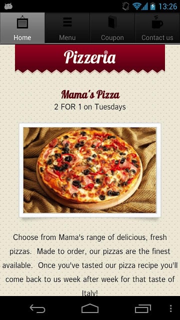 Pizza Restaurant App截图4