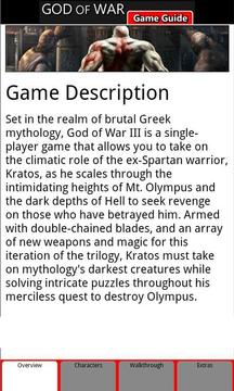 God of War Trilogy Game Guide截图