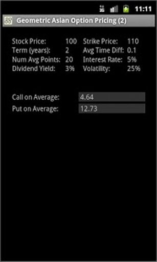 Coggit Option Pricing截图10