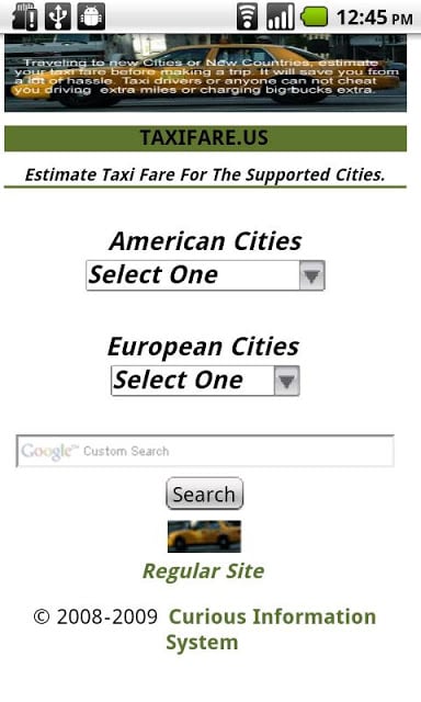 TaxiFare International截图2