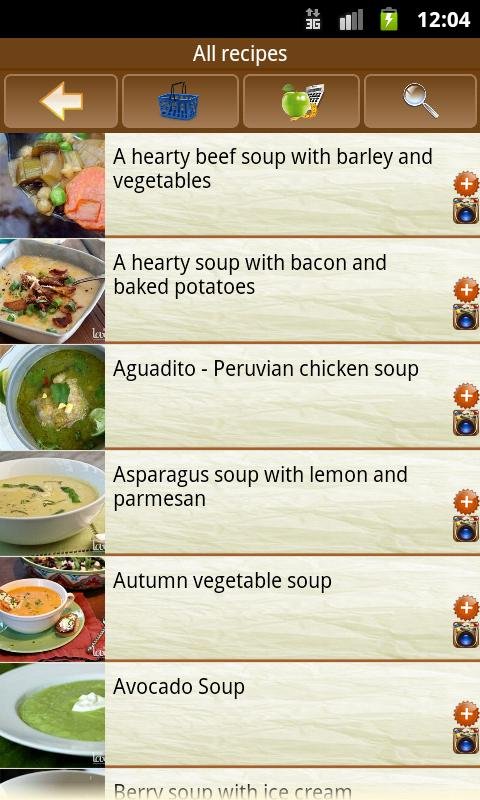 Soup recipes截图2