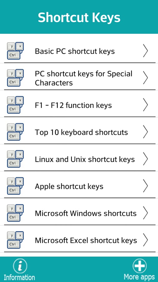 Shortcut Keys截图4