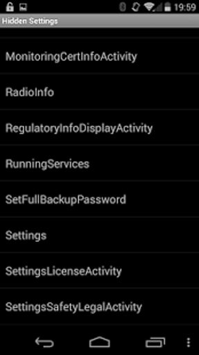 Hidden Android Settings截图4