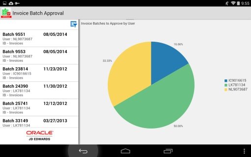 Invoice Batch Appr - JDE E1截图1