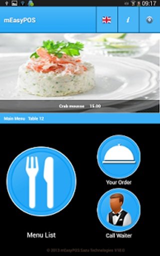 mEasyPOS Restaurant Menu截图1