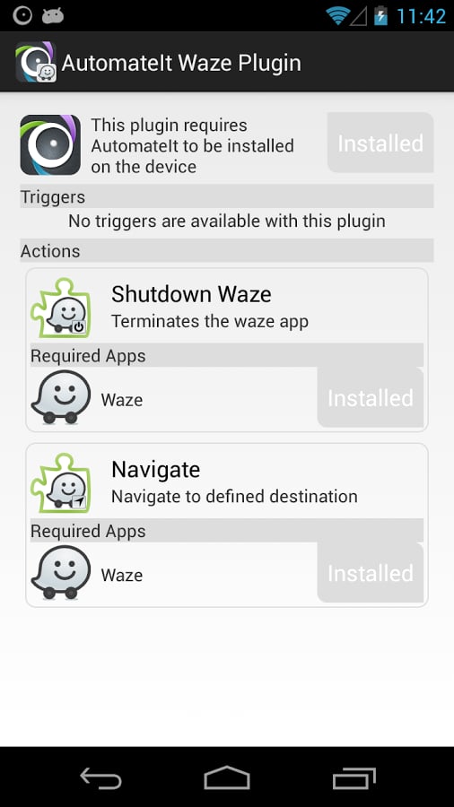 AutomateIt Waze Plugin截图4