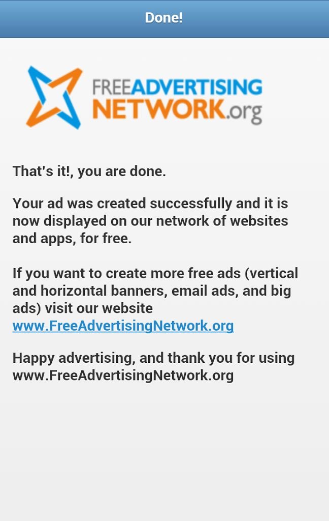 Free Advertising Network截图6