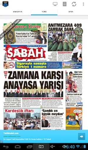 Sabah Gazetesi Droid截图6