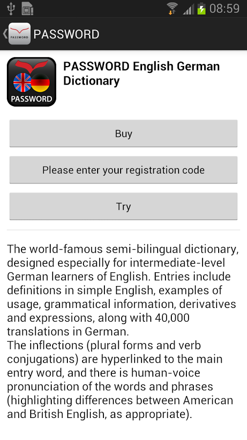 PASSWORD English Dictionaries截图2