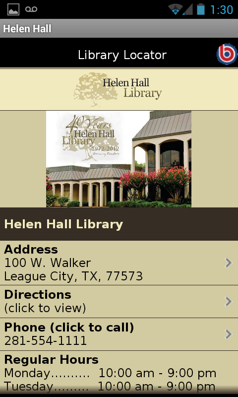 Helen Hall Library截图4