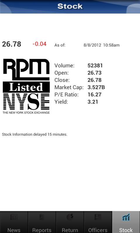 RPM Investor Relations截图3