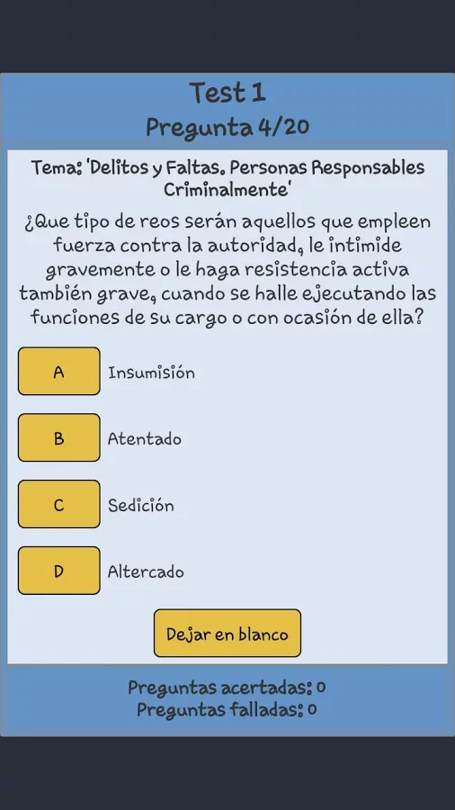 TestOpos Policía Local截图6