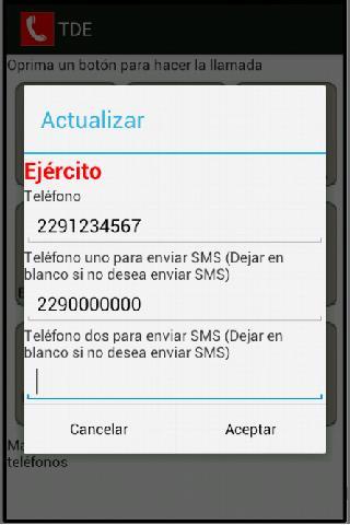 TDE: Teléfonos de Emergencia截图2
