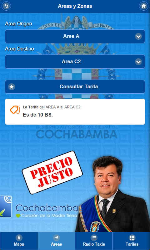 Tarifas Taxis Cochabamba截图5