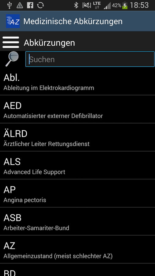 Medizinische Abkürzungen Free截图1