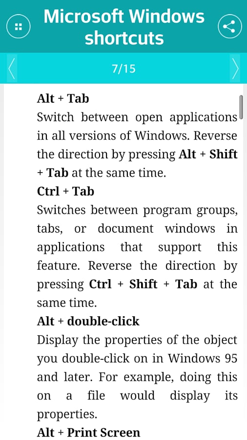 Shortcut Keys截图1