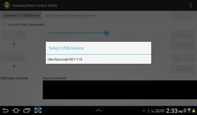 RoboteQ Motor Control Utility截图6