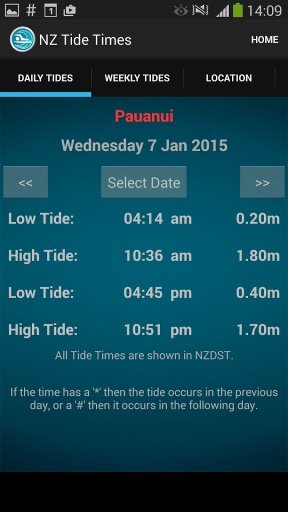 New Zealand Tide Times截图4