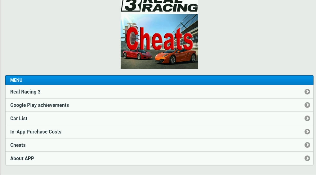 Real Racing 3 Cheats截图3