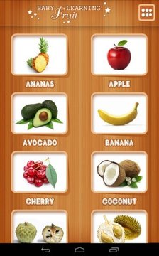 Baby learning Fruits (Card)截图