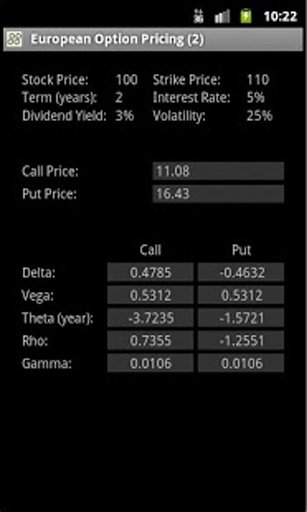 Coggit Option Pricing截图1