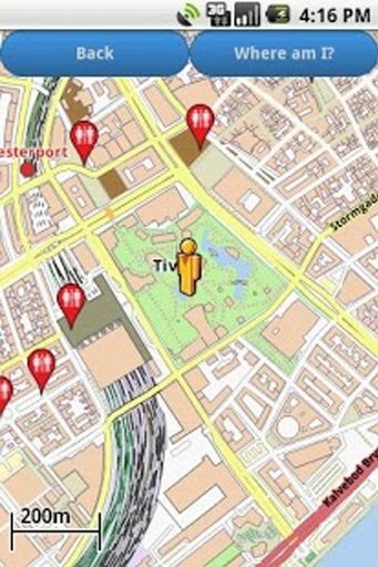 Copenhagen Amenities Map, free截图3