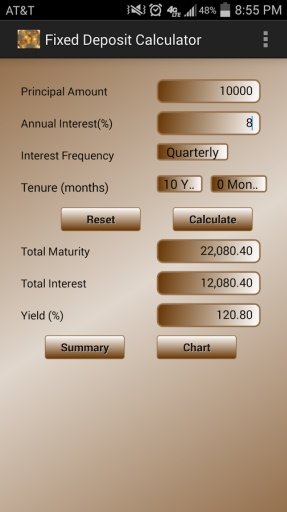 Fixed Deposit Calculator截图6