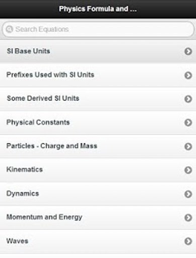 Physics Formulas and Equations截图2