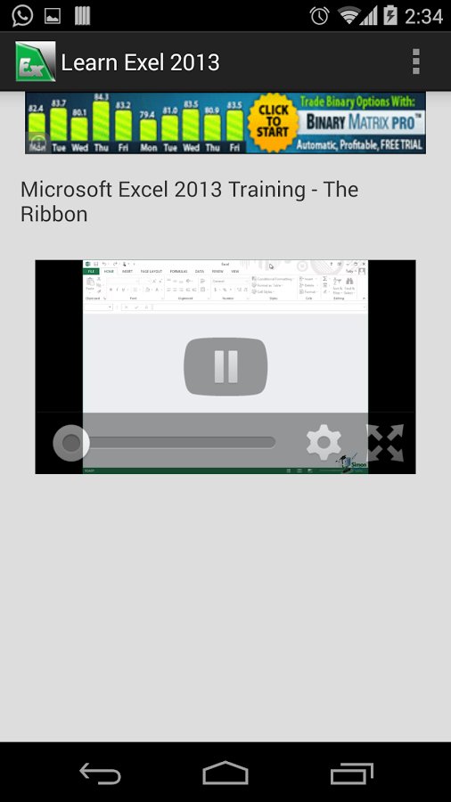 Learn Excel 2013 Tutoria...截图1