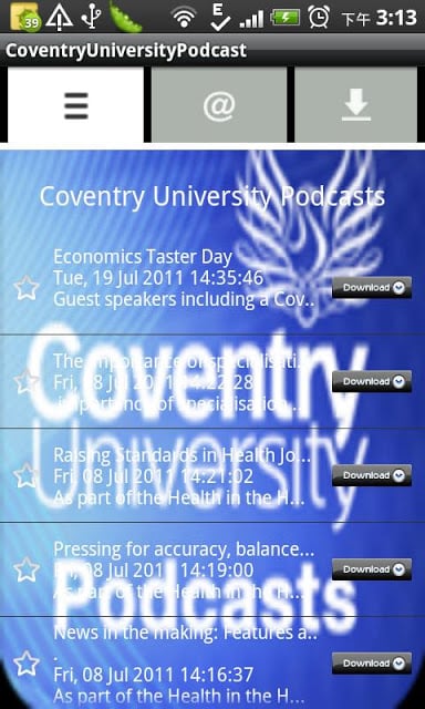 CoventryUniversityPodcast截图1