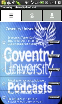 CoventryUniversityPodcast截图