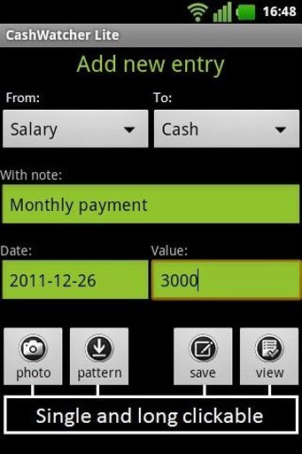 Cash Watcher Lite截图7