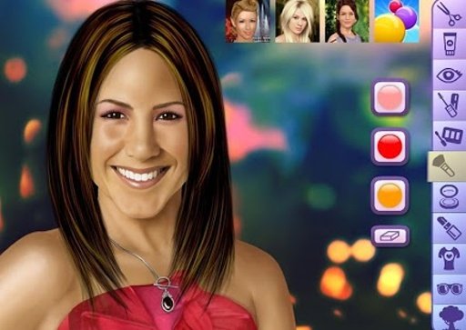 Jennifer Aniston MAKE UP GAME截图1