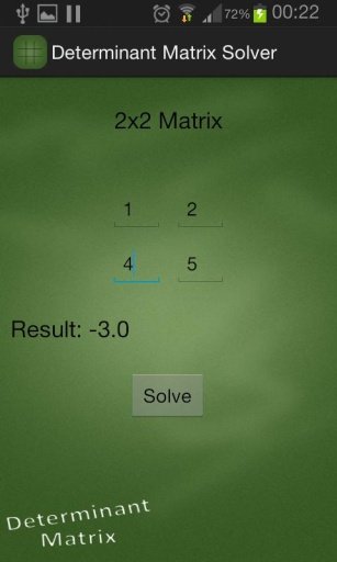 Determinant Matrix Solver截图3