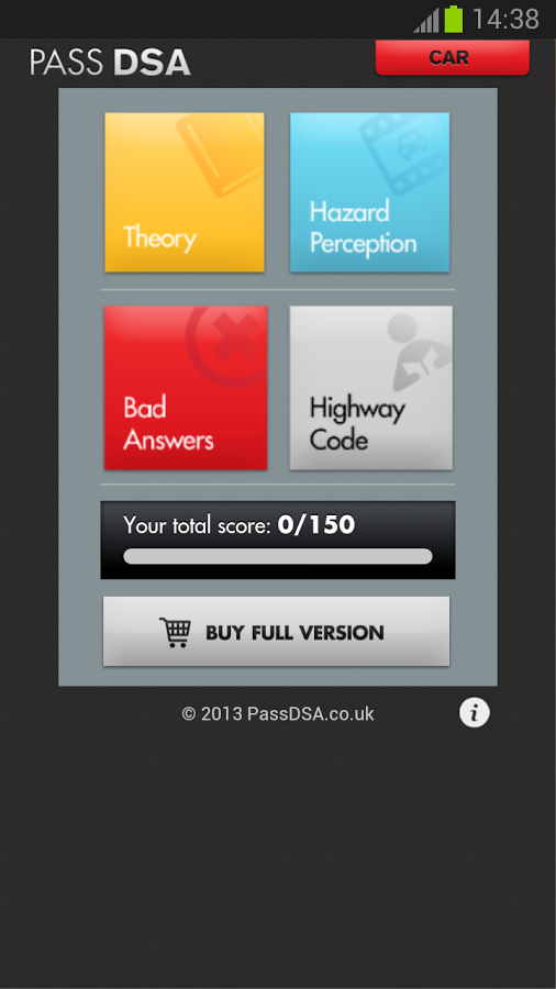 Car Theory Test and HP F...截图7