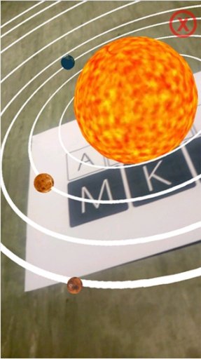 AR 3D Solar System截图3