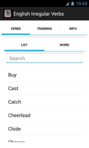 English Irregular Verbs Free截图2