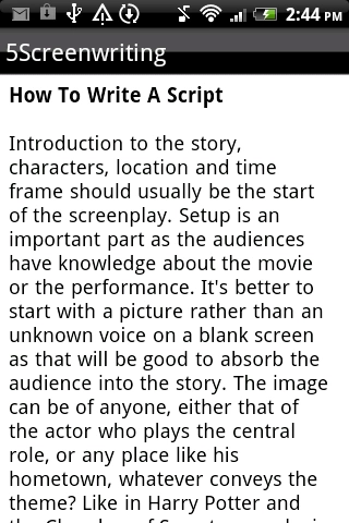 Script Writing截图5