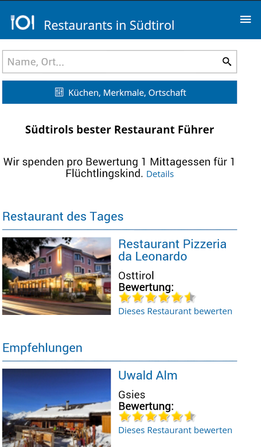 Restaurants in Südtirol截图4