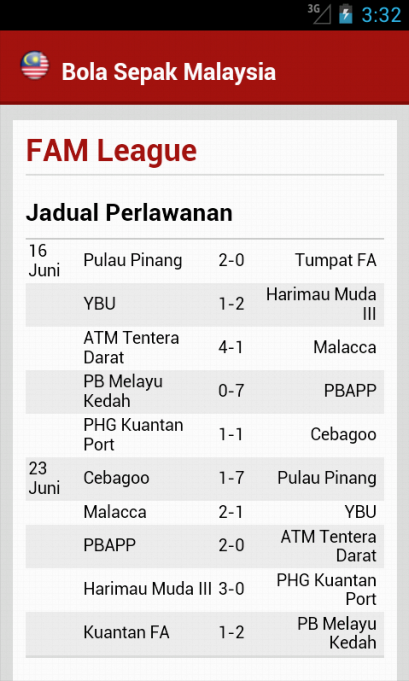 Bola Sepak Malaysia截图4