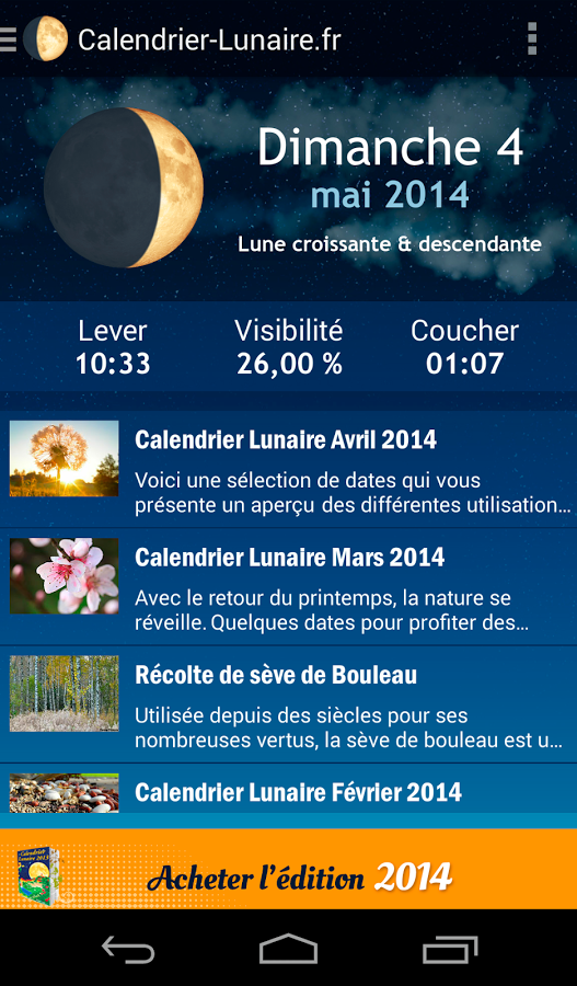 Calendrier-Lunaire.fr截图1