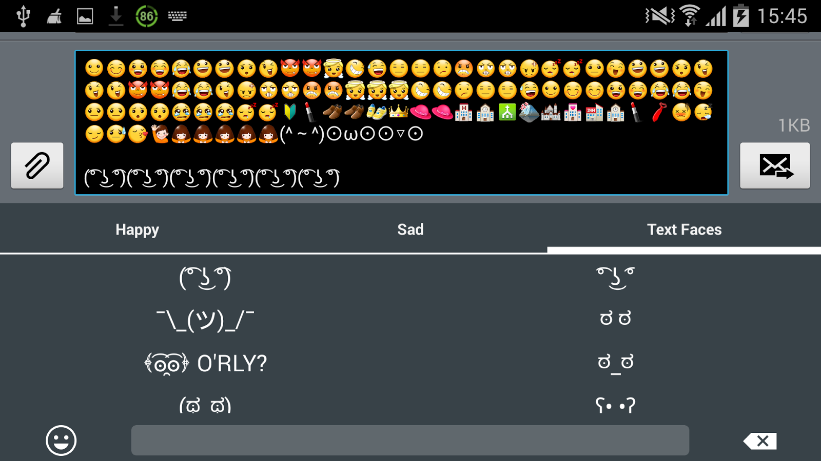 Emoji Keyboard for Android L截图4